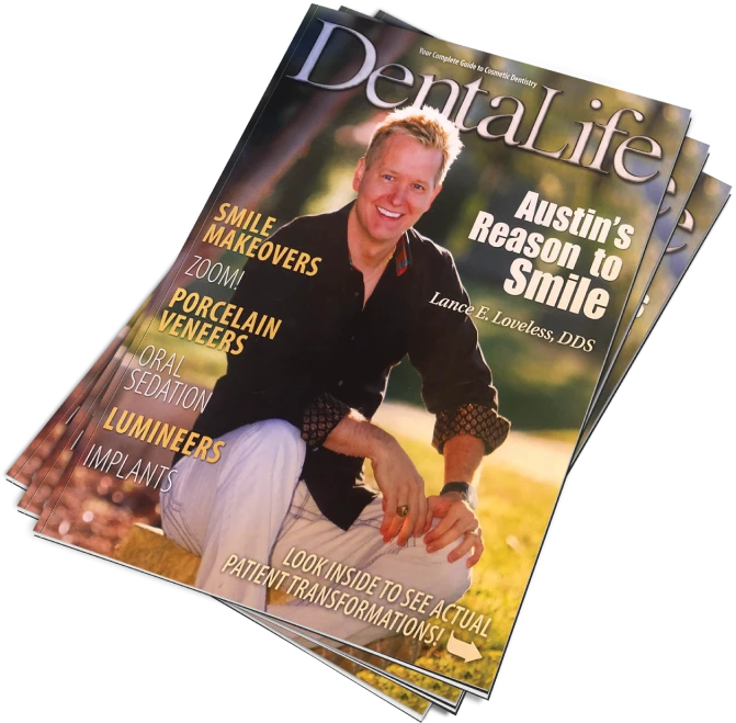 Dr. Lance Loveless on the cover of DentaLife magazine